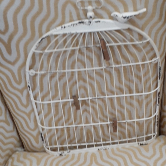 Kohl's Other - Wire Bird Cage, with bird on top.